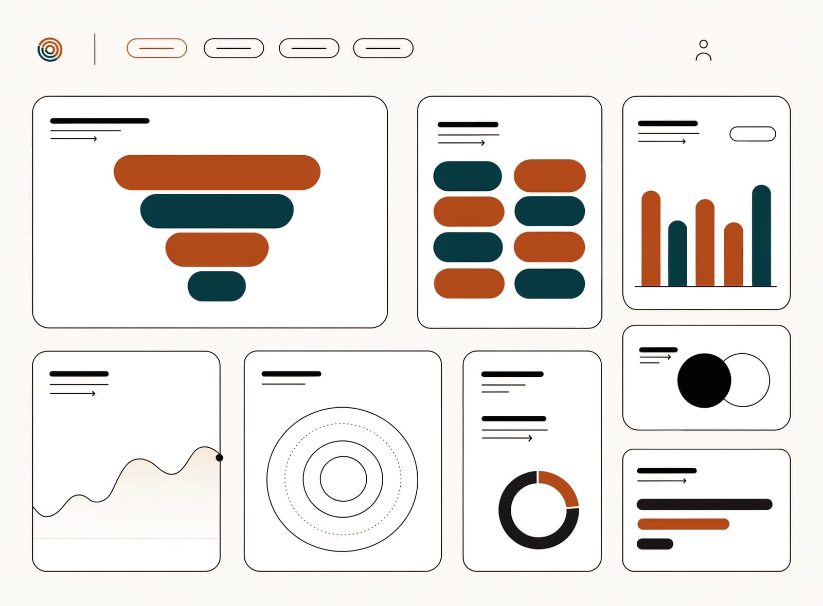 Dashboard di una campagna di digital marketing