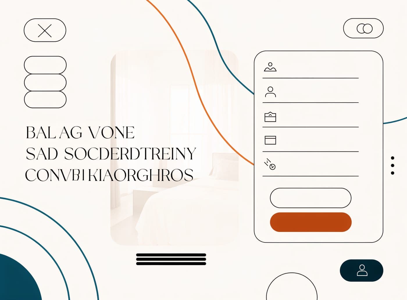Interfaccia di un booking engine alberghiero