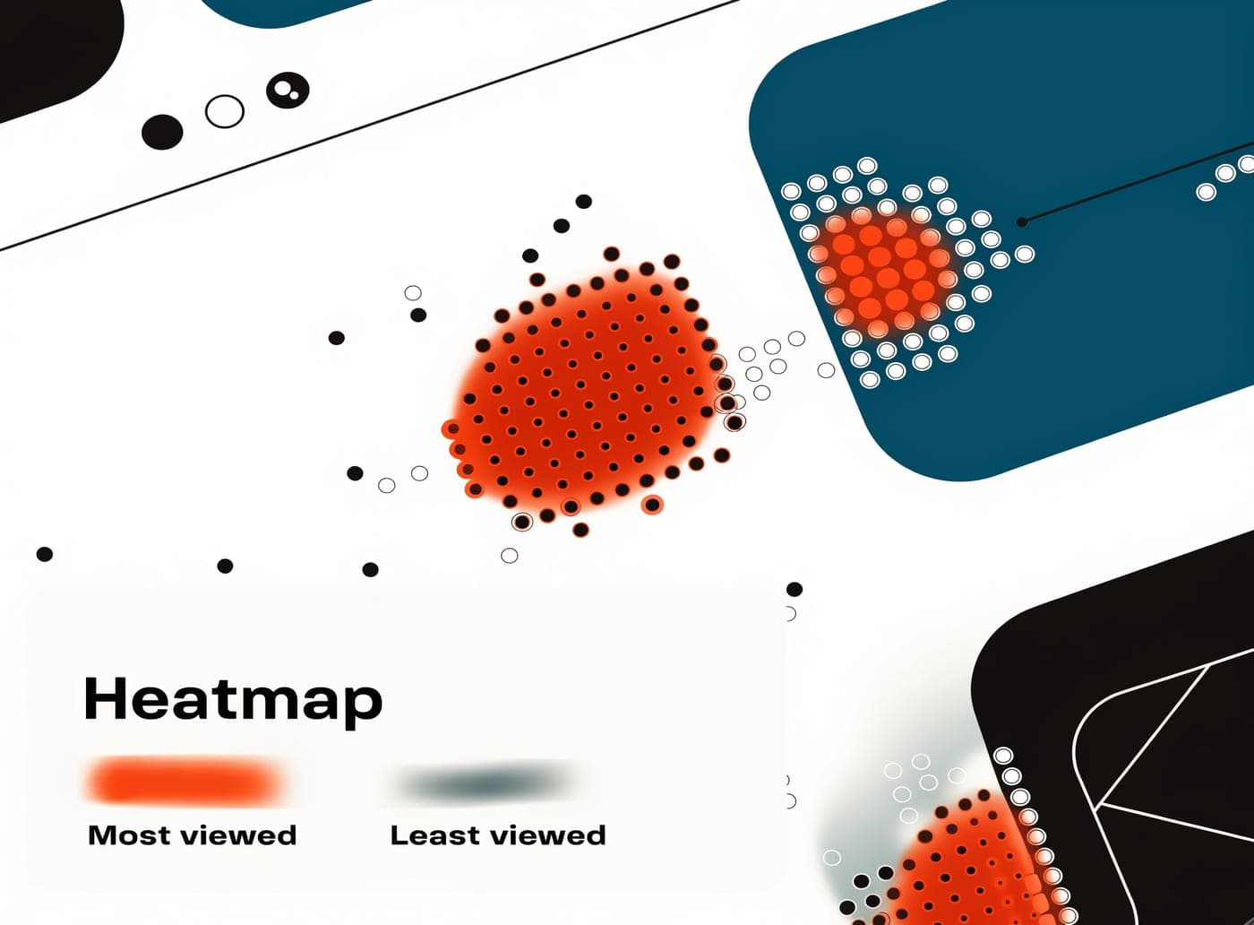 Heatmap di un test di eye-tracking